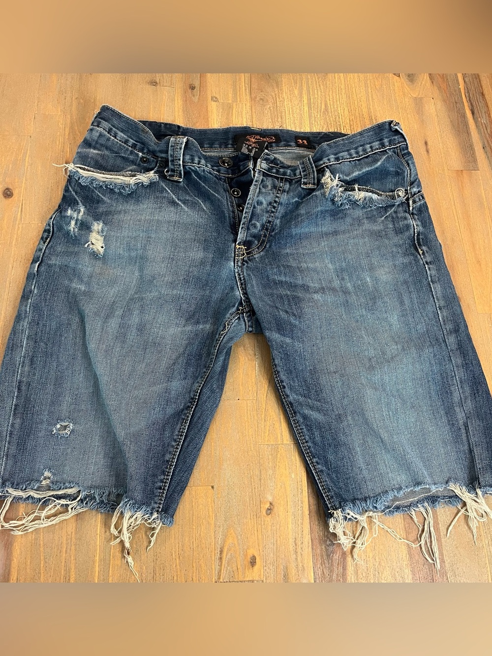 y2k Ed Hardy jorts